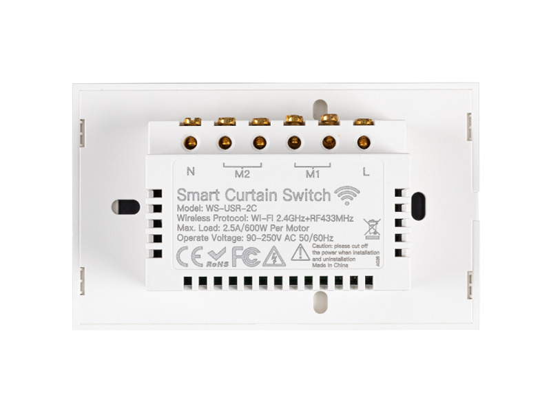 RW05-2 Gang Smart Curtain Switch (US)